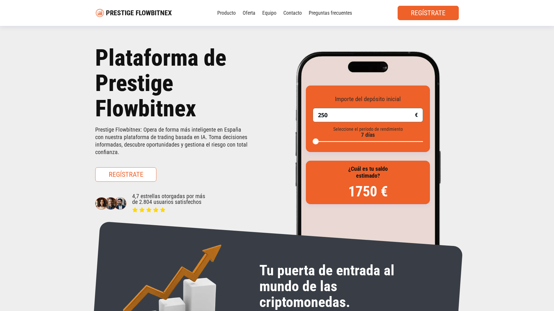 Screenshot of prestigeflowbitnex.es