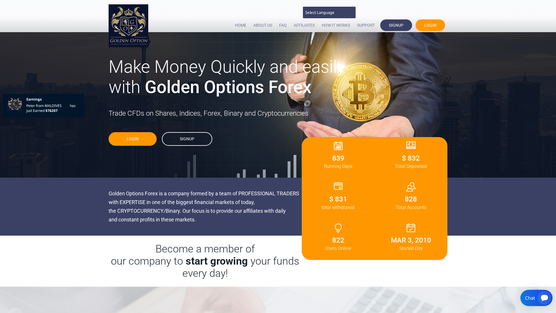 Screenshot of goldenoptionsfx.com