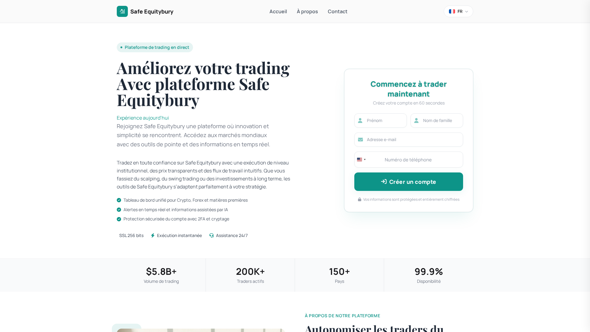 Screenshot of safeequitybury-fr.com