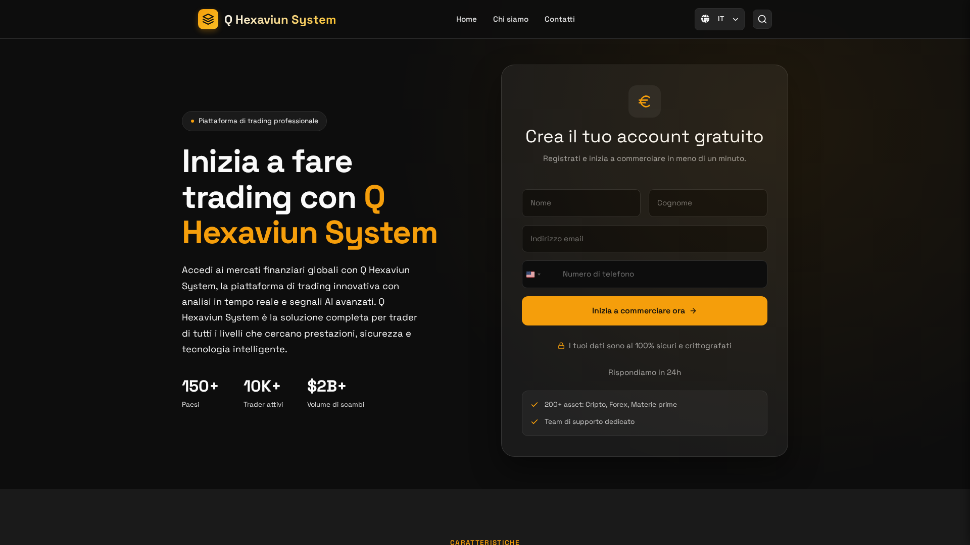 Screenshot of qhexaviunsystem-it.com