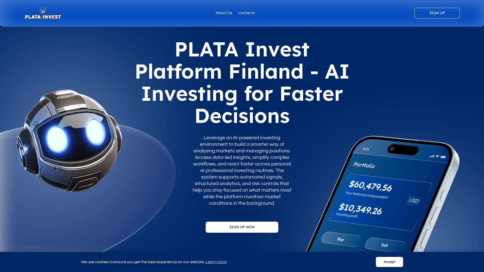 Screenshot of platainvest.org