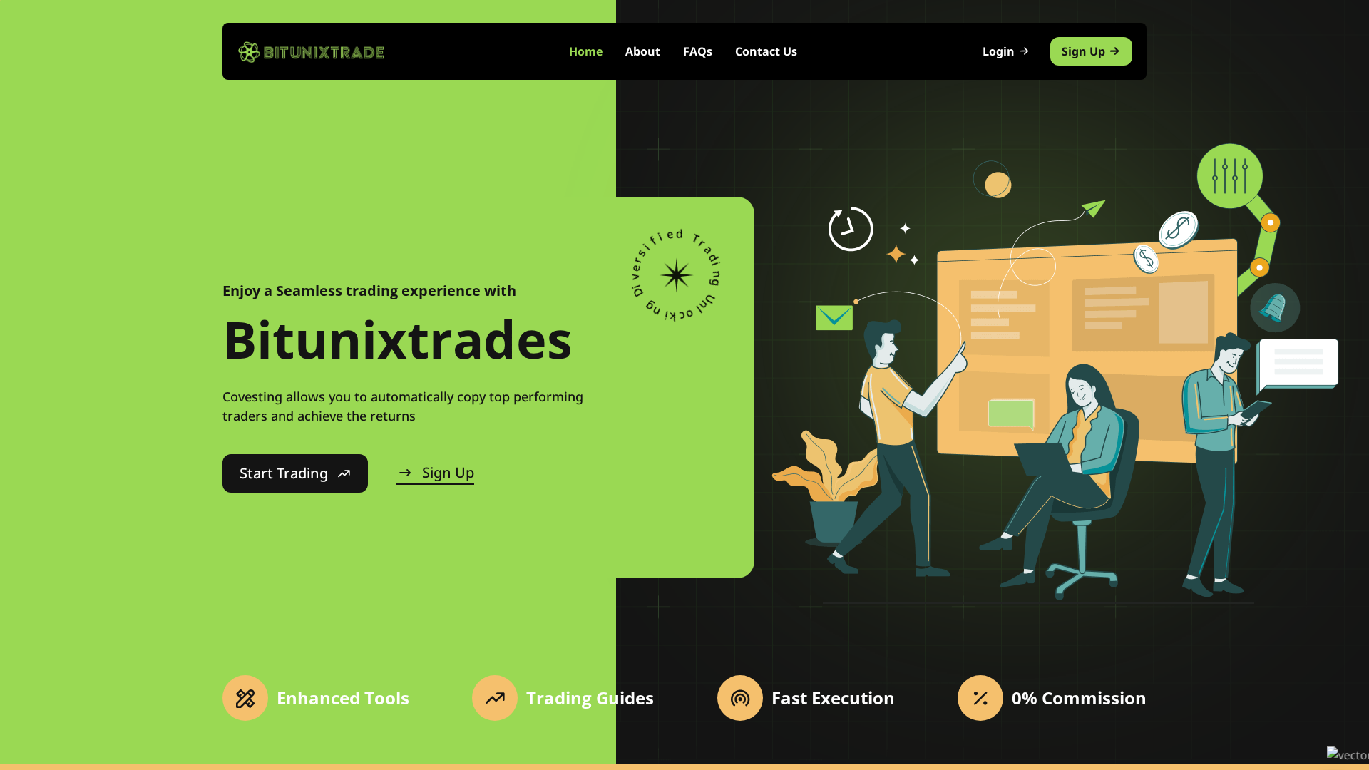 Screenshot of zoomextrade.com