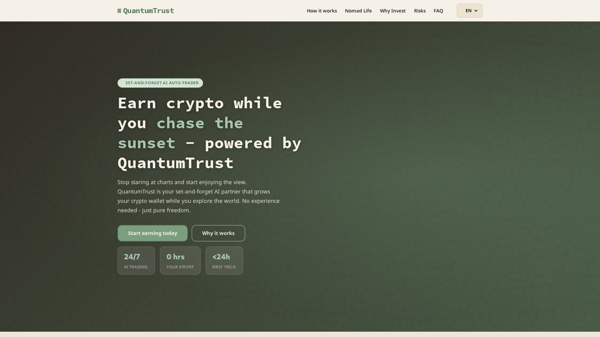 Screenshot of quantumtrusttrade.net