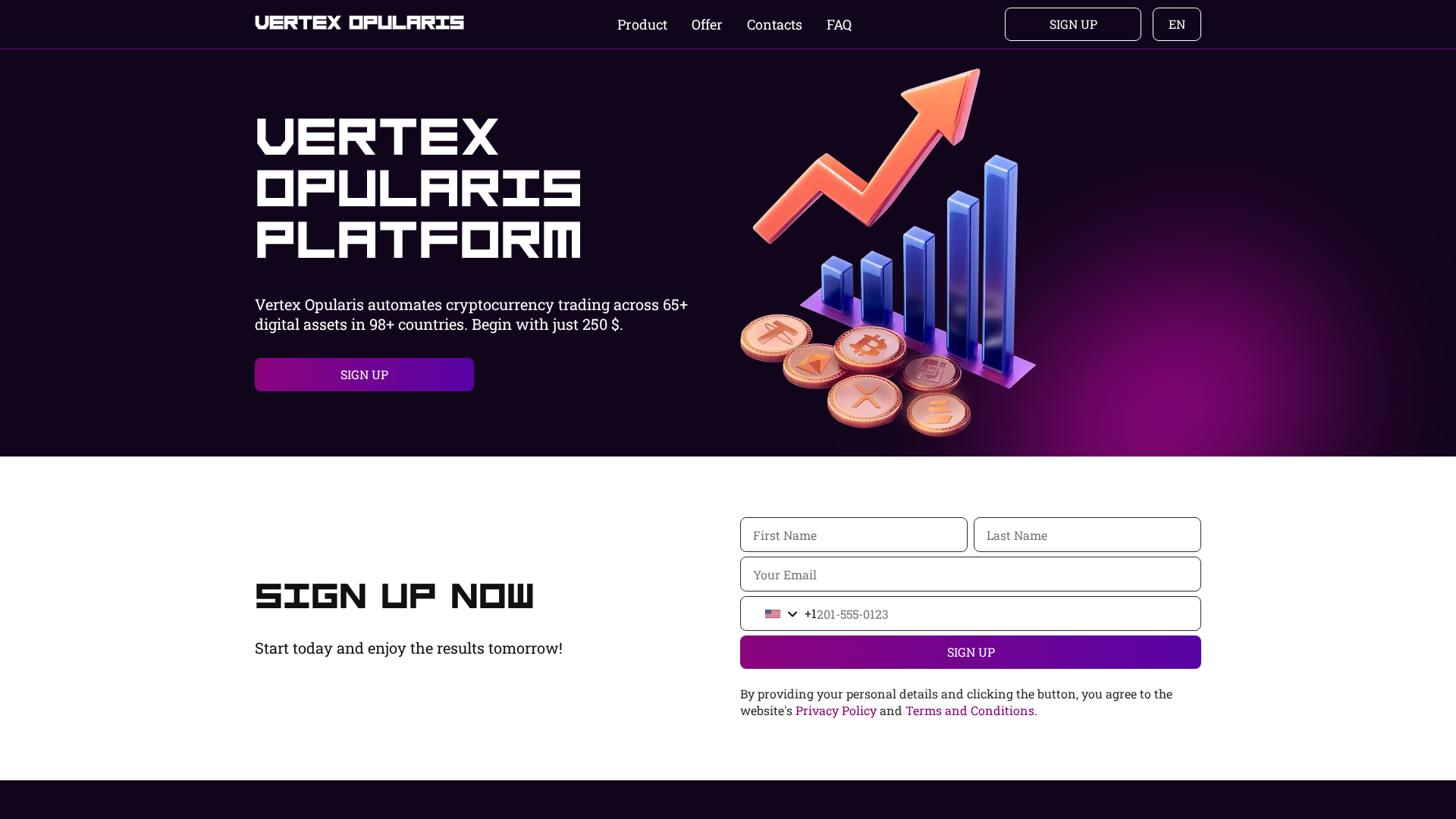 Screenshot of vertex-opularis.com