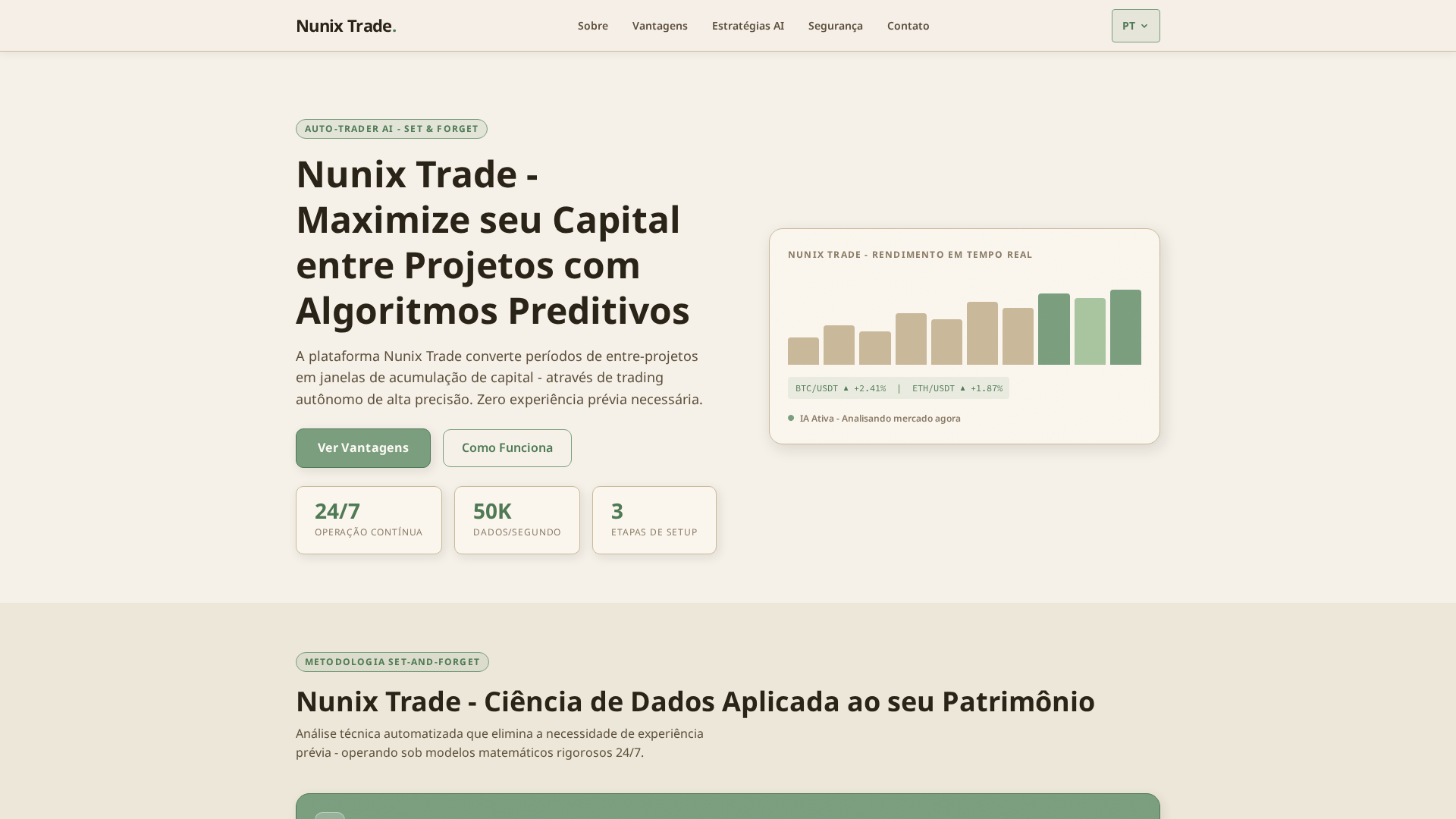 Screenshot of nunixtrade.net