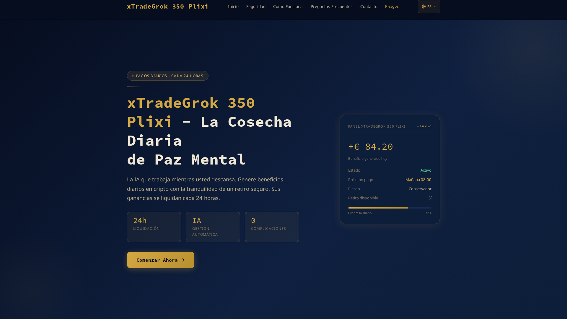 Screenshot of xtradegrok350plixi.net