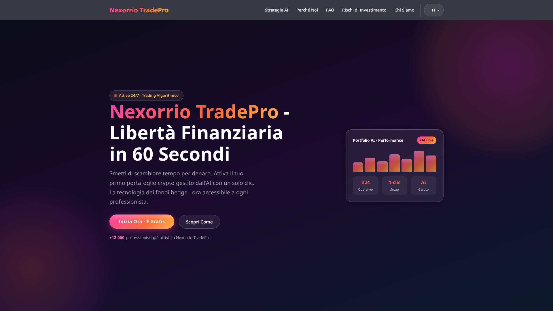 Screenshot of nexorrio-tradepro.net