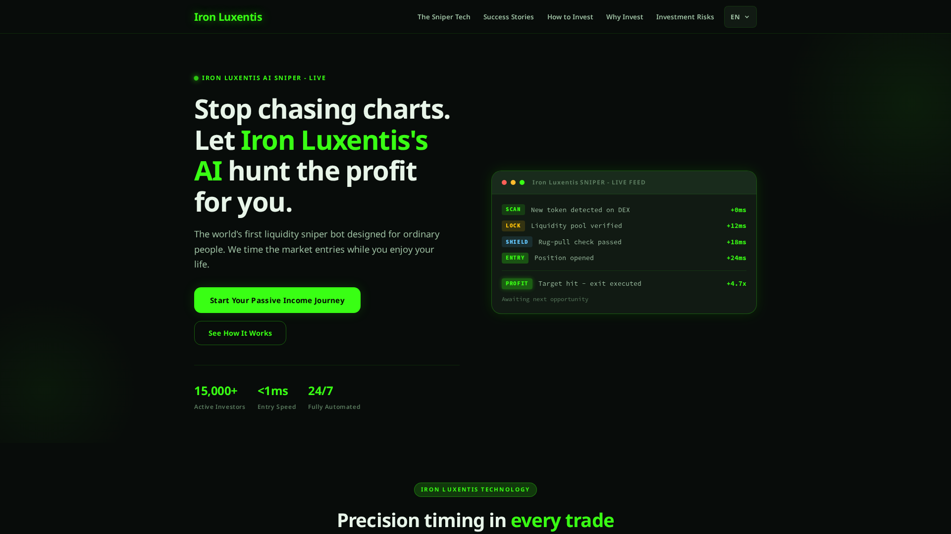 Screenshot of ironluxentis.net