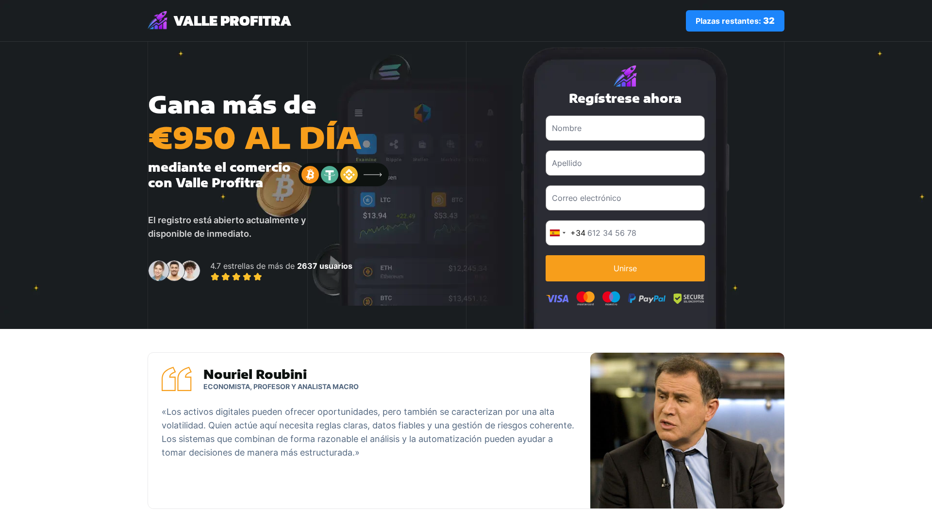 Screenshot of valle-profitra.net