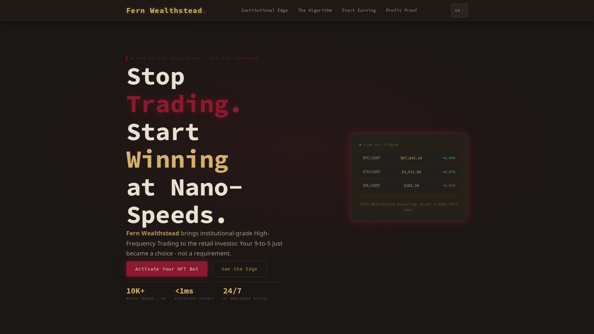 Screenshot of fernwealthstead.net