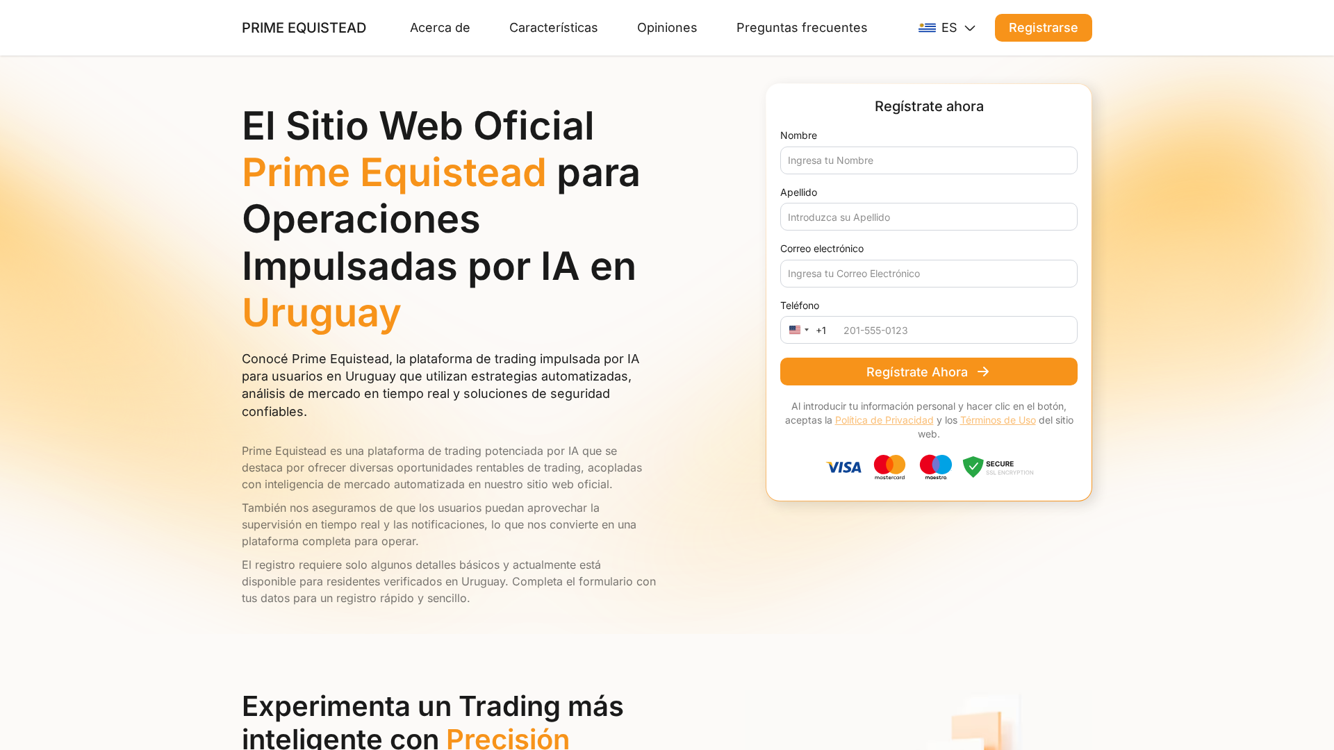 Screenshot of prime-equistead.com