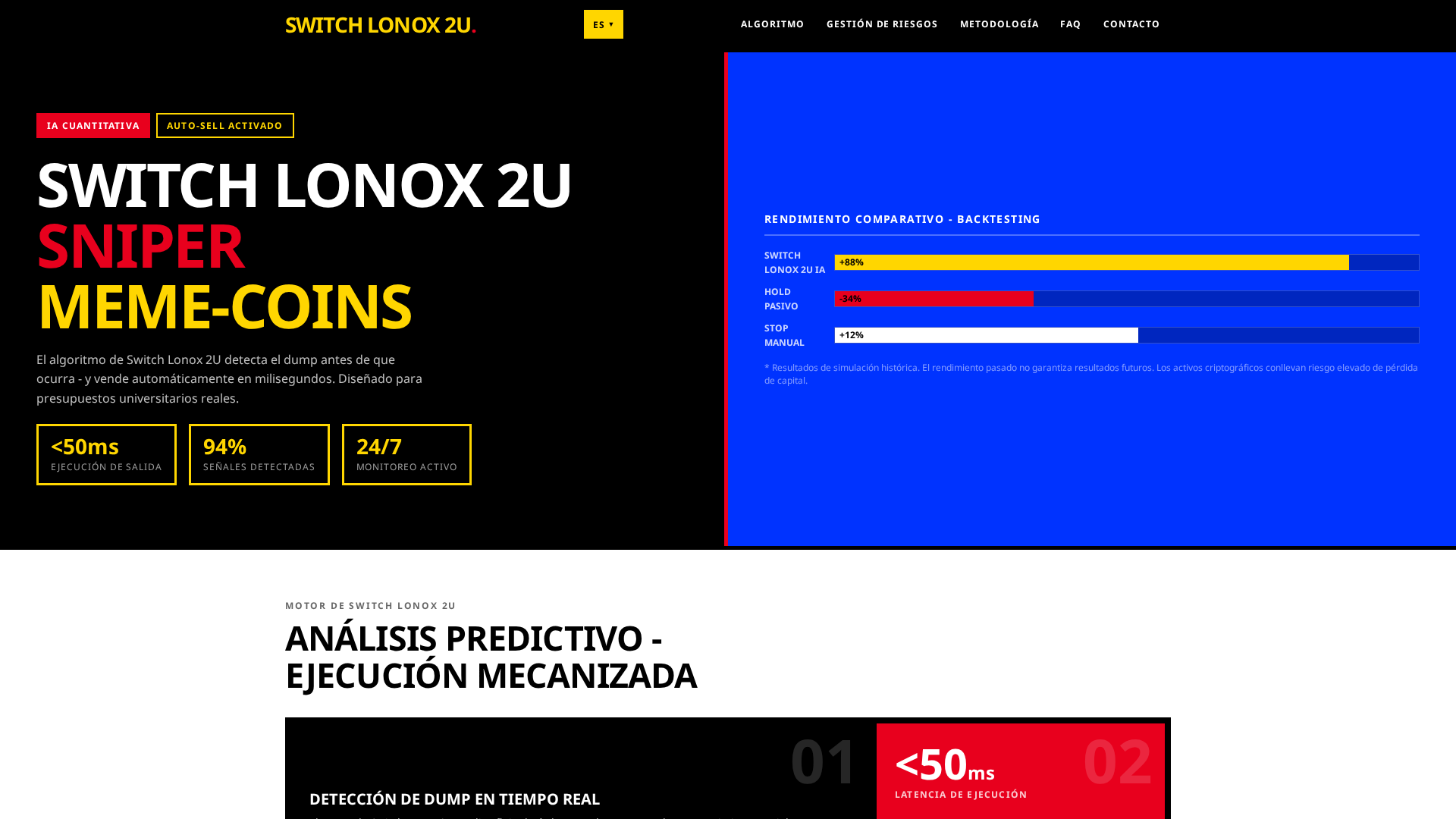 Screenshot of switchlonox2utrade.com