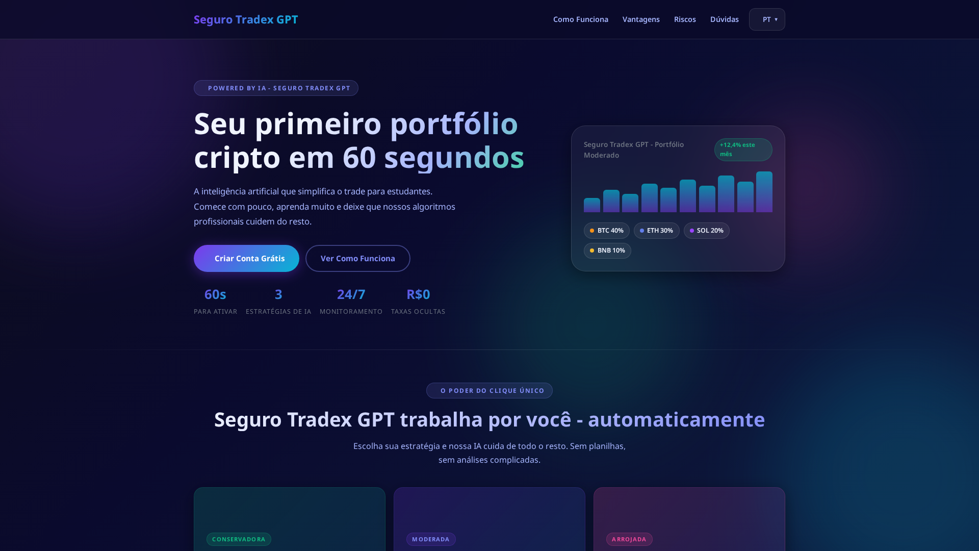 Screenshot of segurotradexgpttrade.com