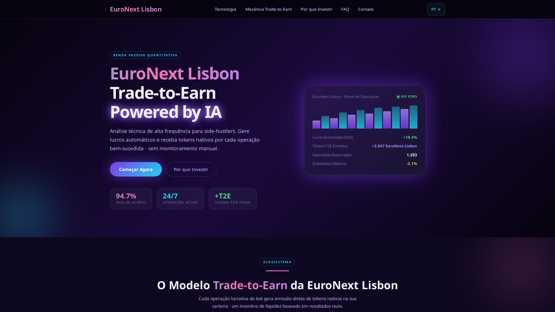 Screenshot of euronextlisbontrade.com