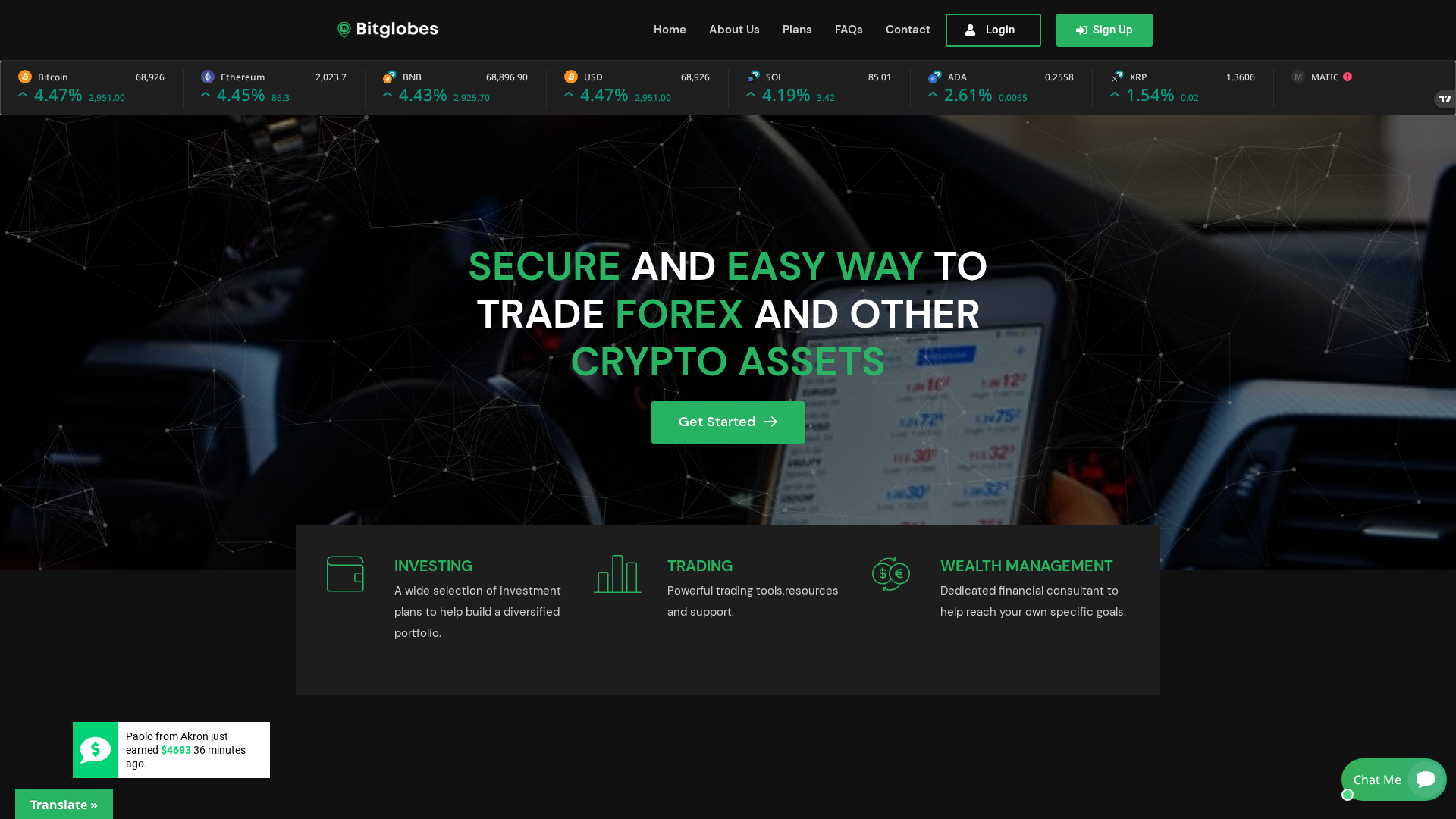 Screenshot of graniteex.org