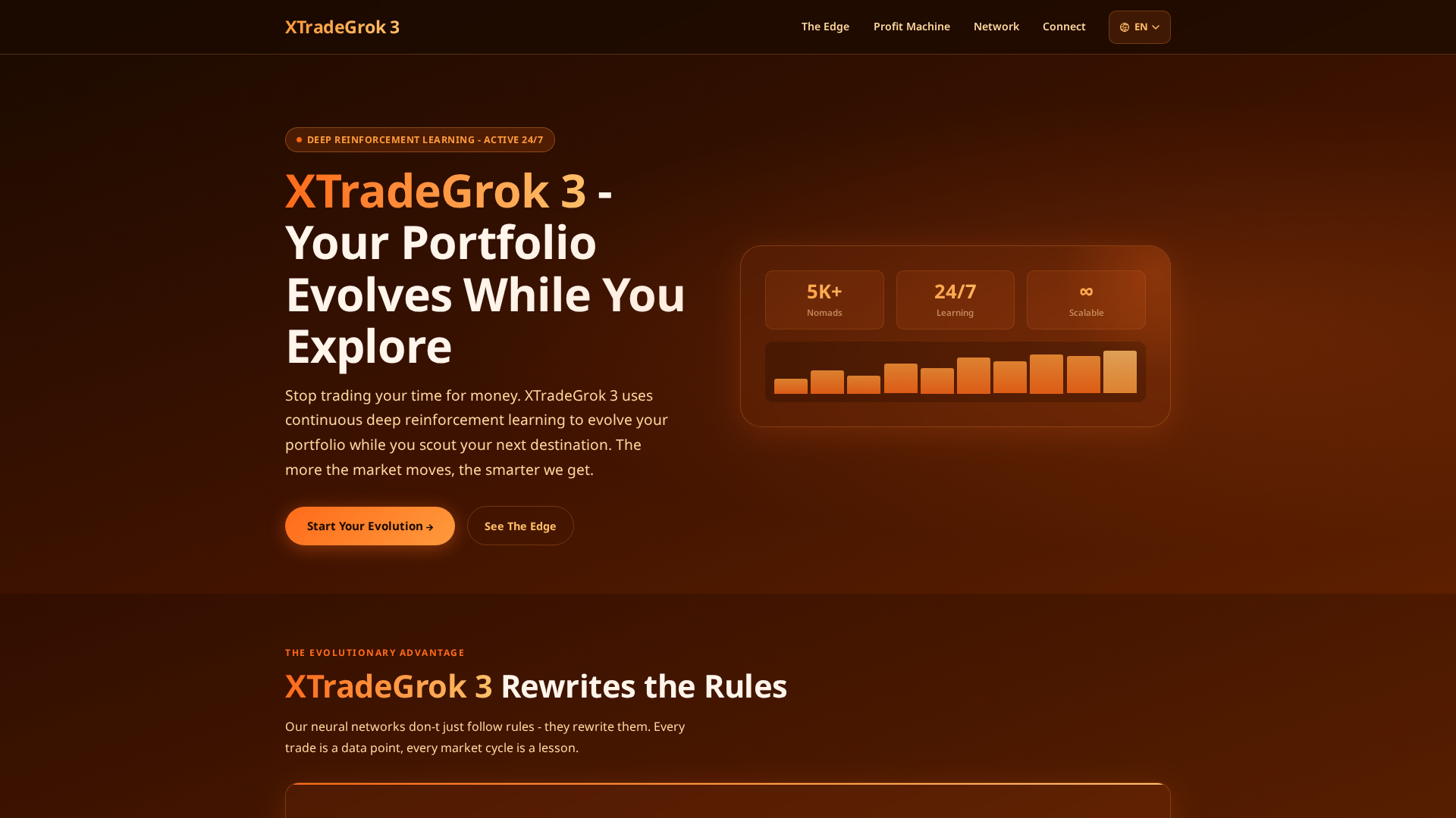 Screenshot of xtradegrok3.com