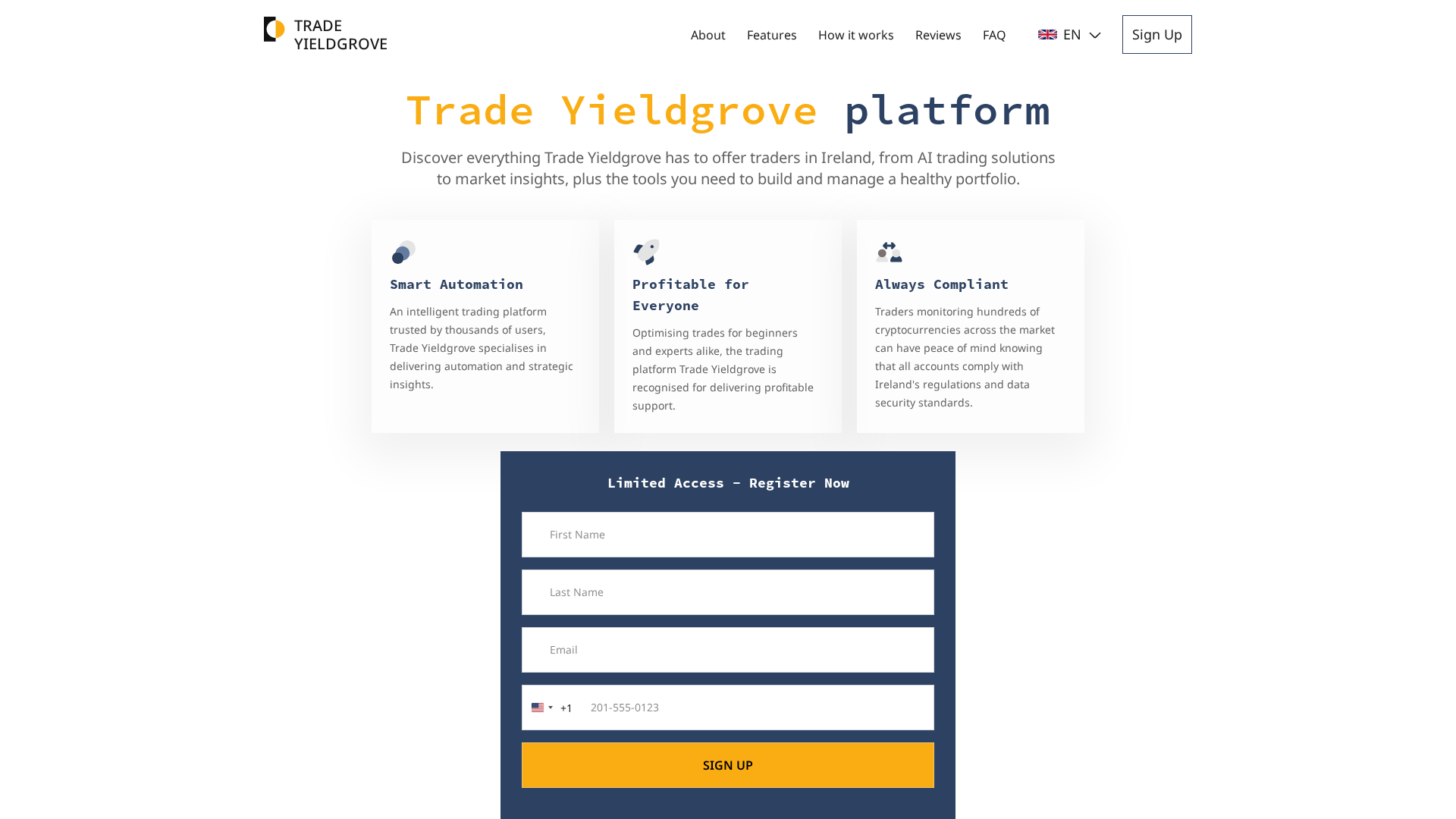 Screenshot of trade-yieldgrove.com
