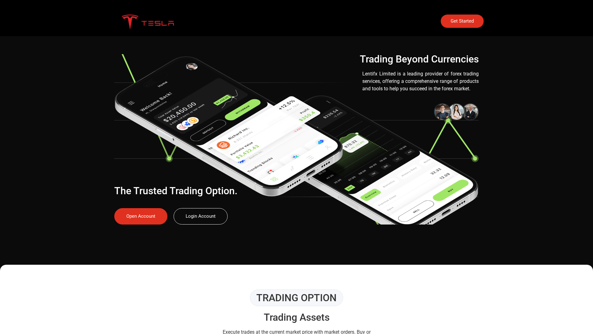 Screenshot of lentifx.com