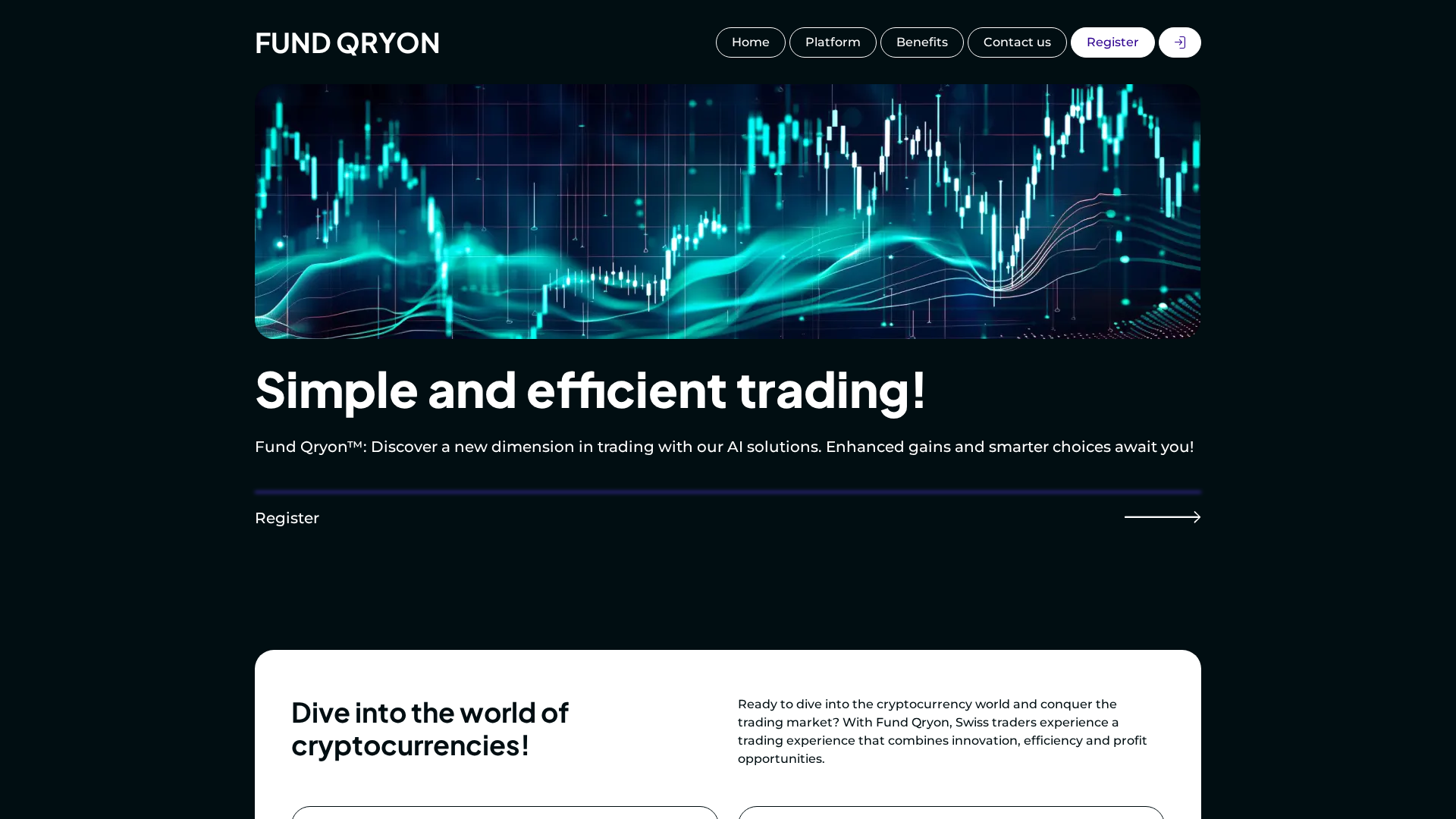 Screenshot of fund-qryon.com