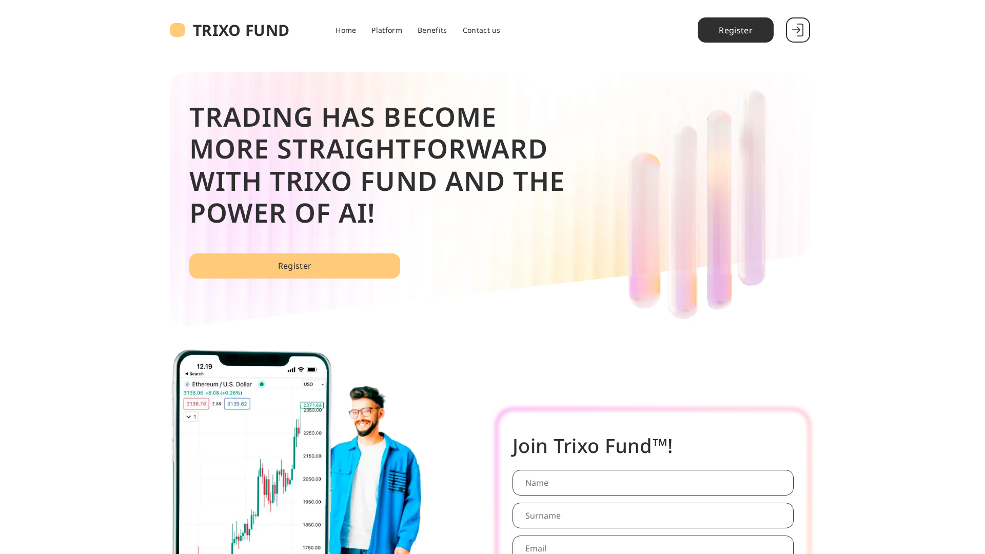 Screenshot of trixo-fund.xyz