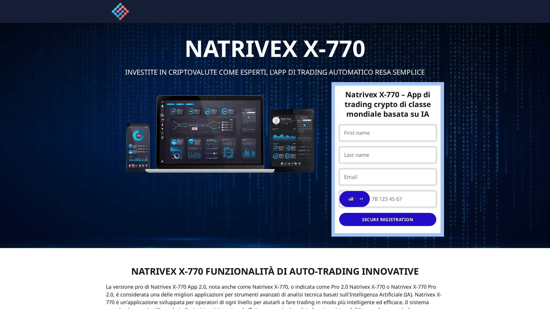 Screenshot of natrivex770.it