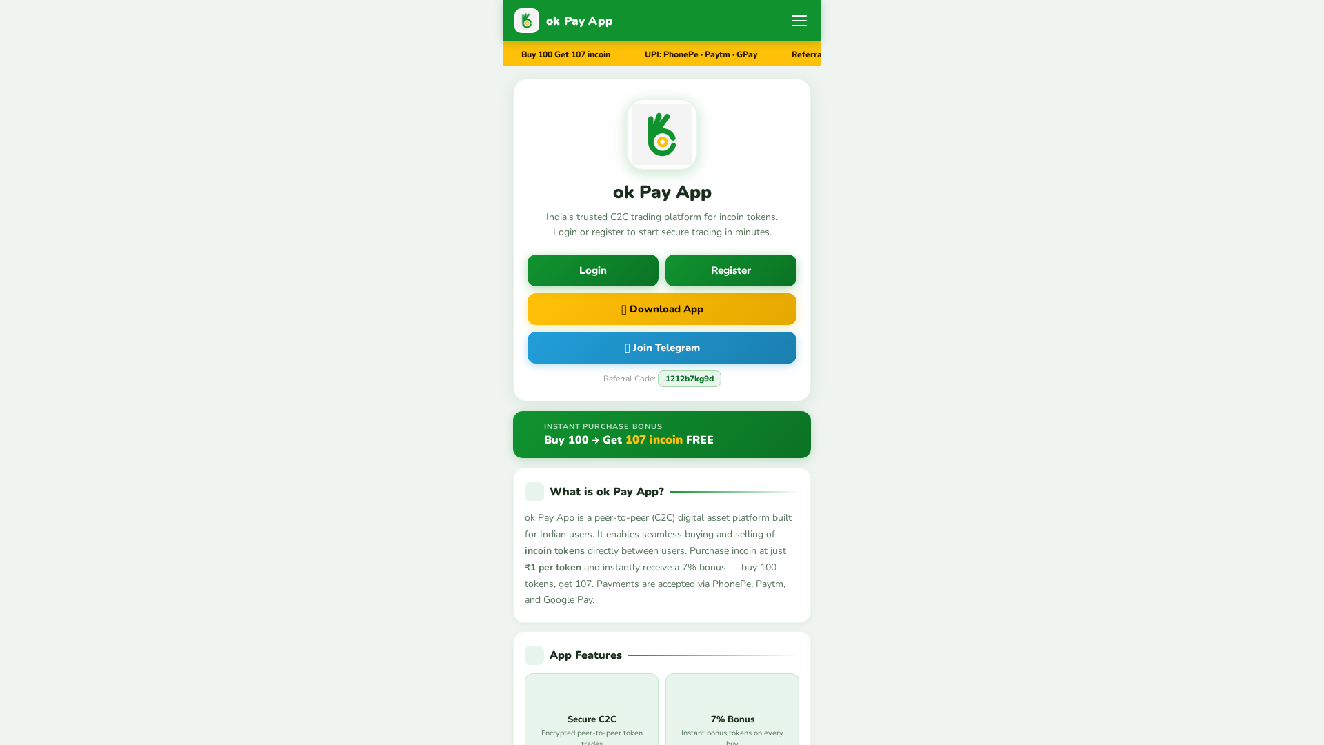 Screenshot of okpayapp.co