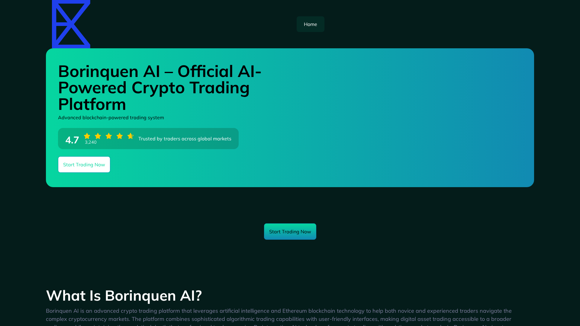 Screenshot of borinquen-ai.com