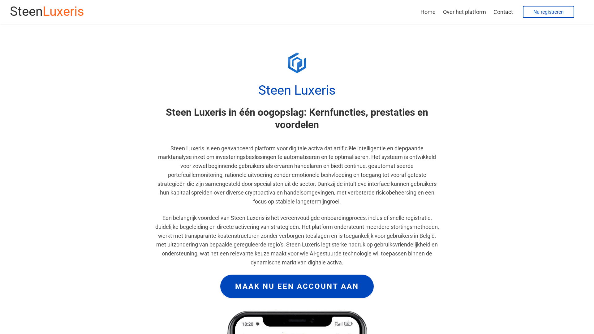 Screenshot of steenluxerisfr.com