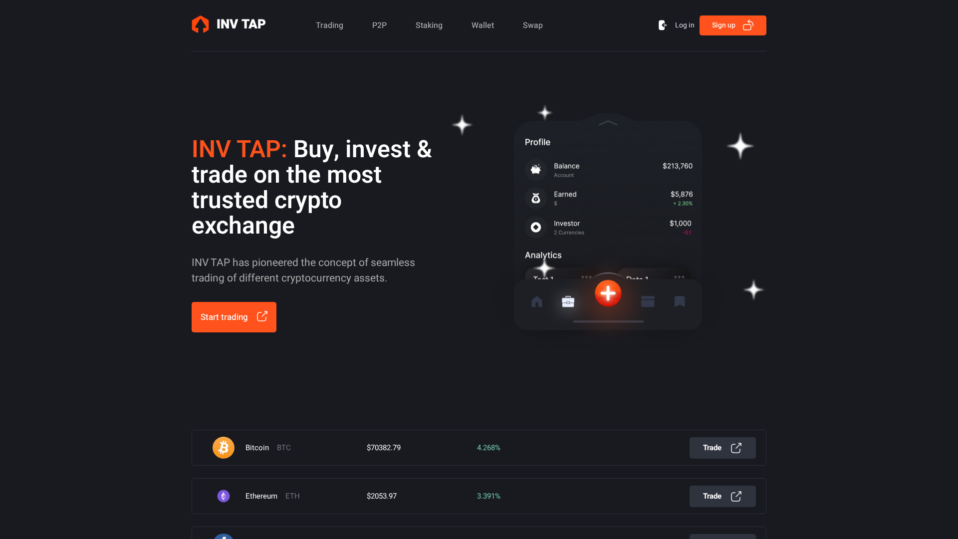 Screenshot of inv-tap.com