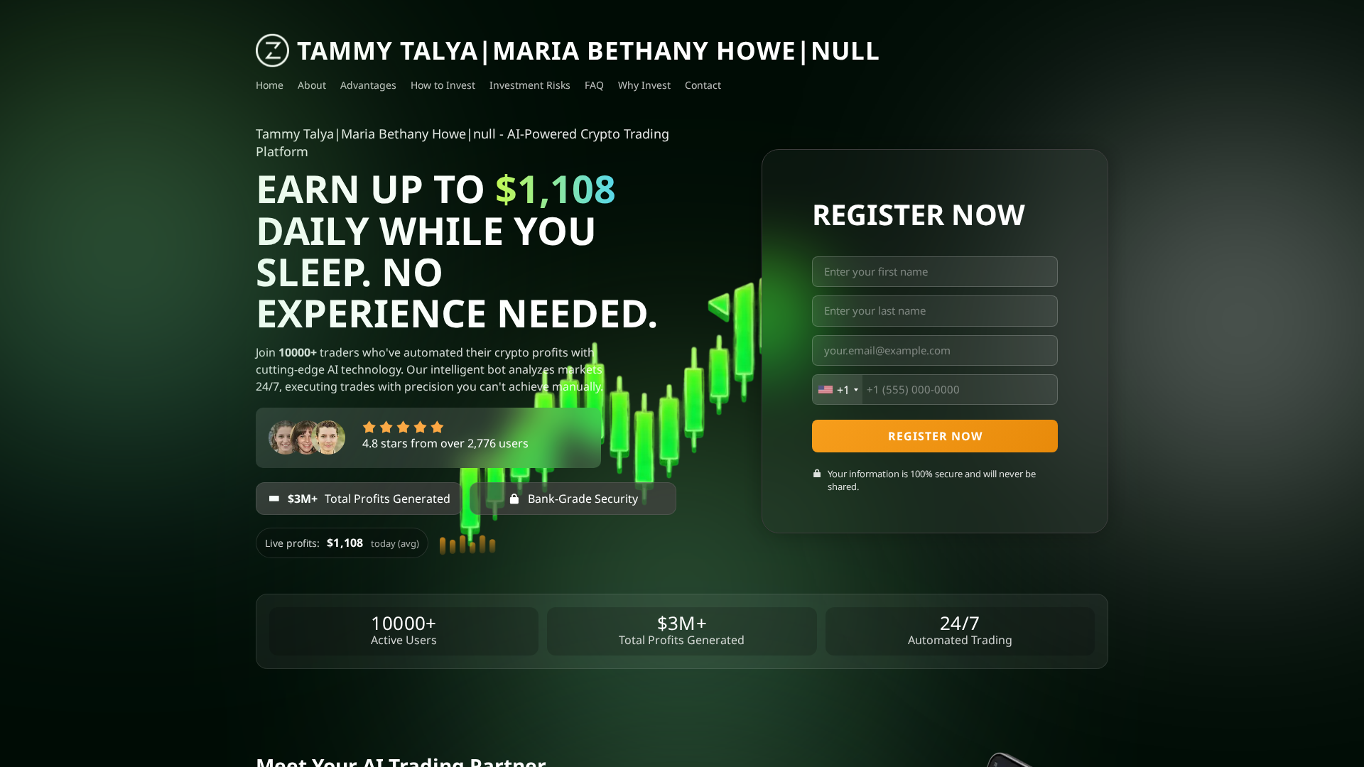 Screenshot of tammytalyamariabethanyhowenull.com
