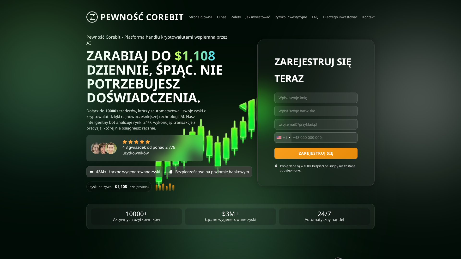 Screenshot of pewnocorebit.com