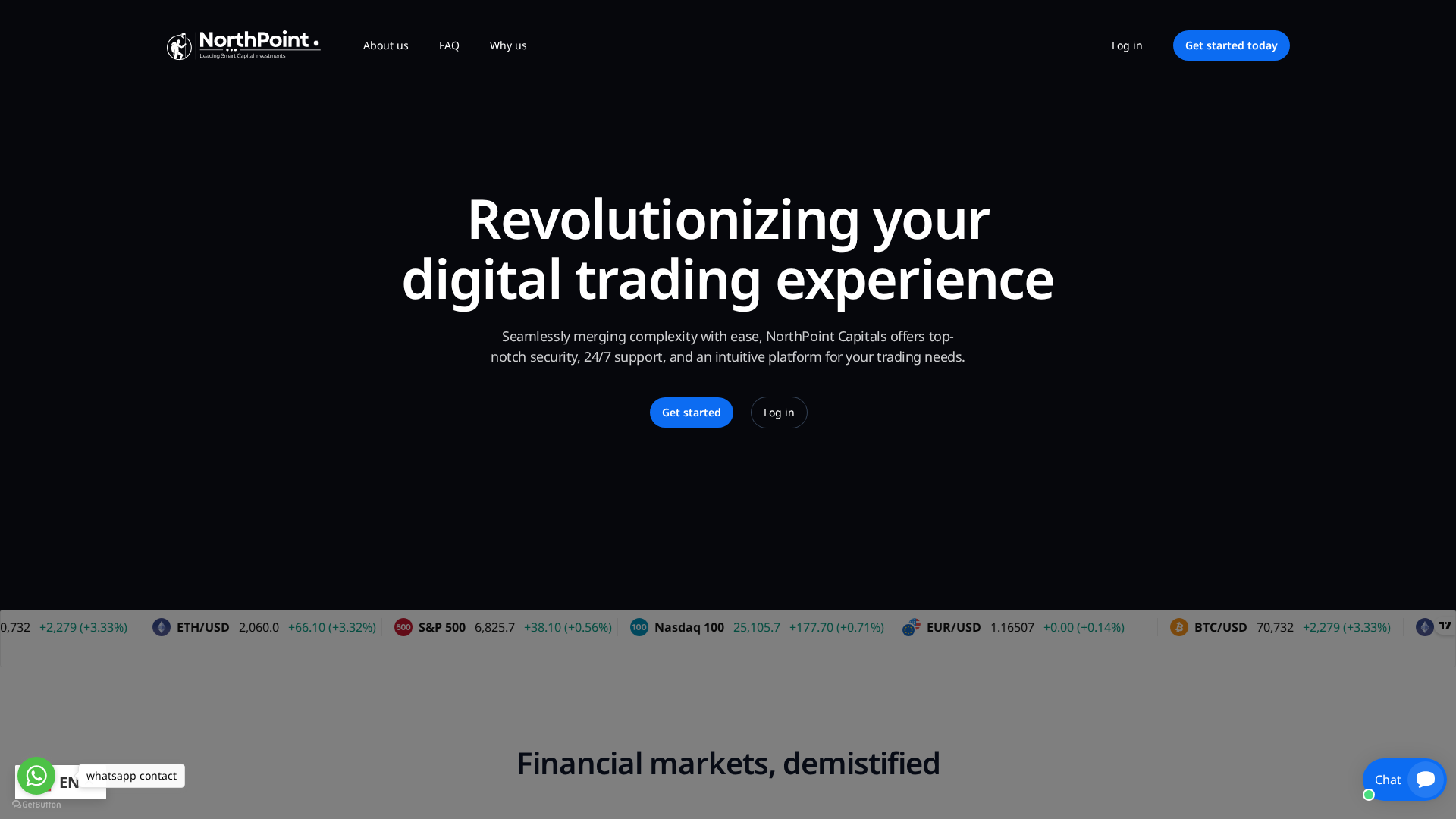 Screenshot of northpointcapitals.com