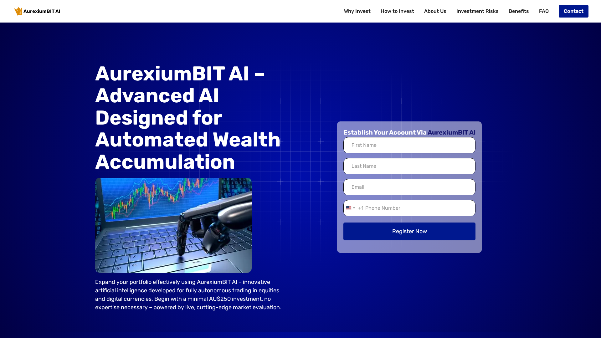 Screenshot of aurexiumm.com