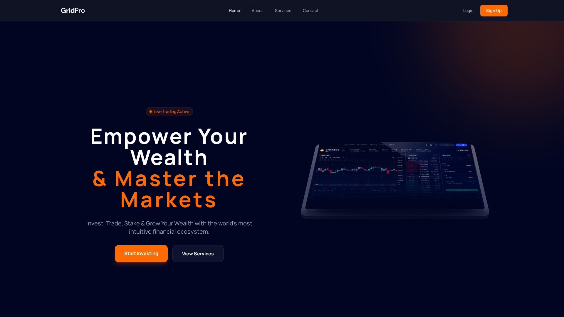 Screenshot of alphatradellp.com