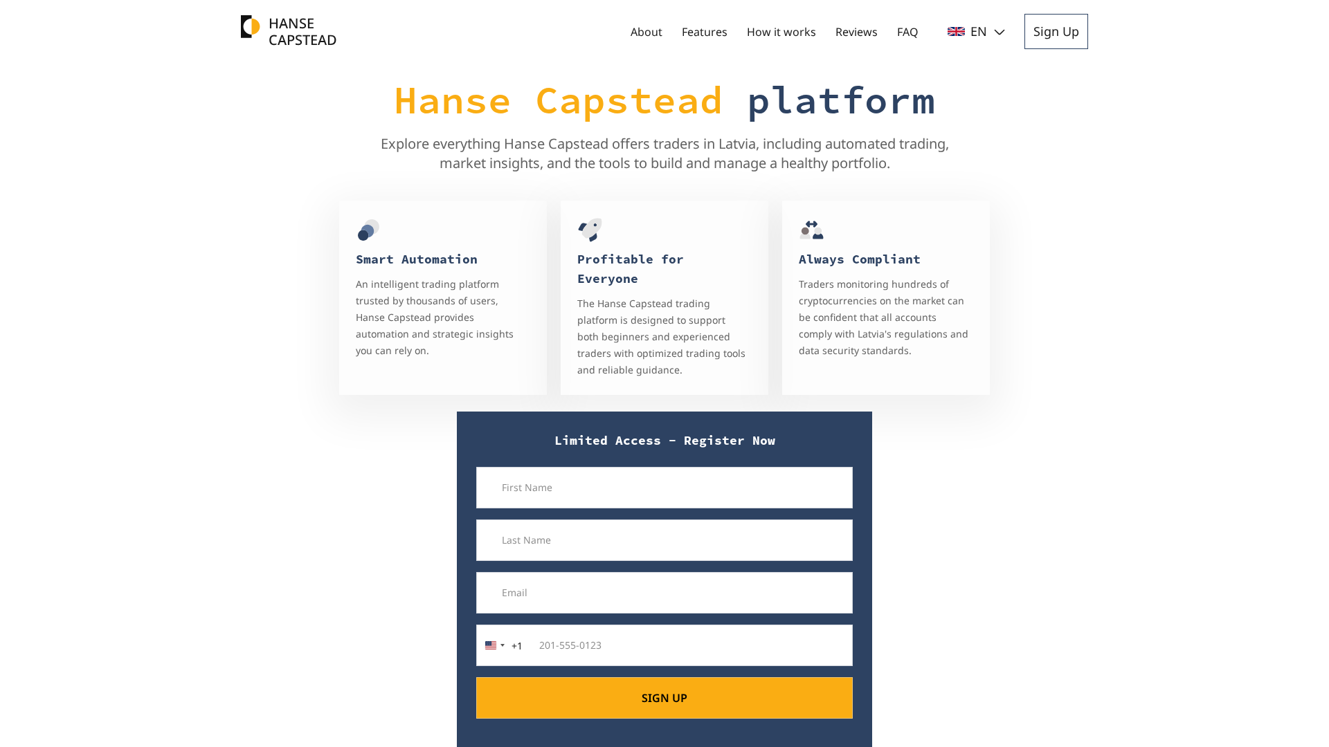 Screenshot of hanse-capstead.com