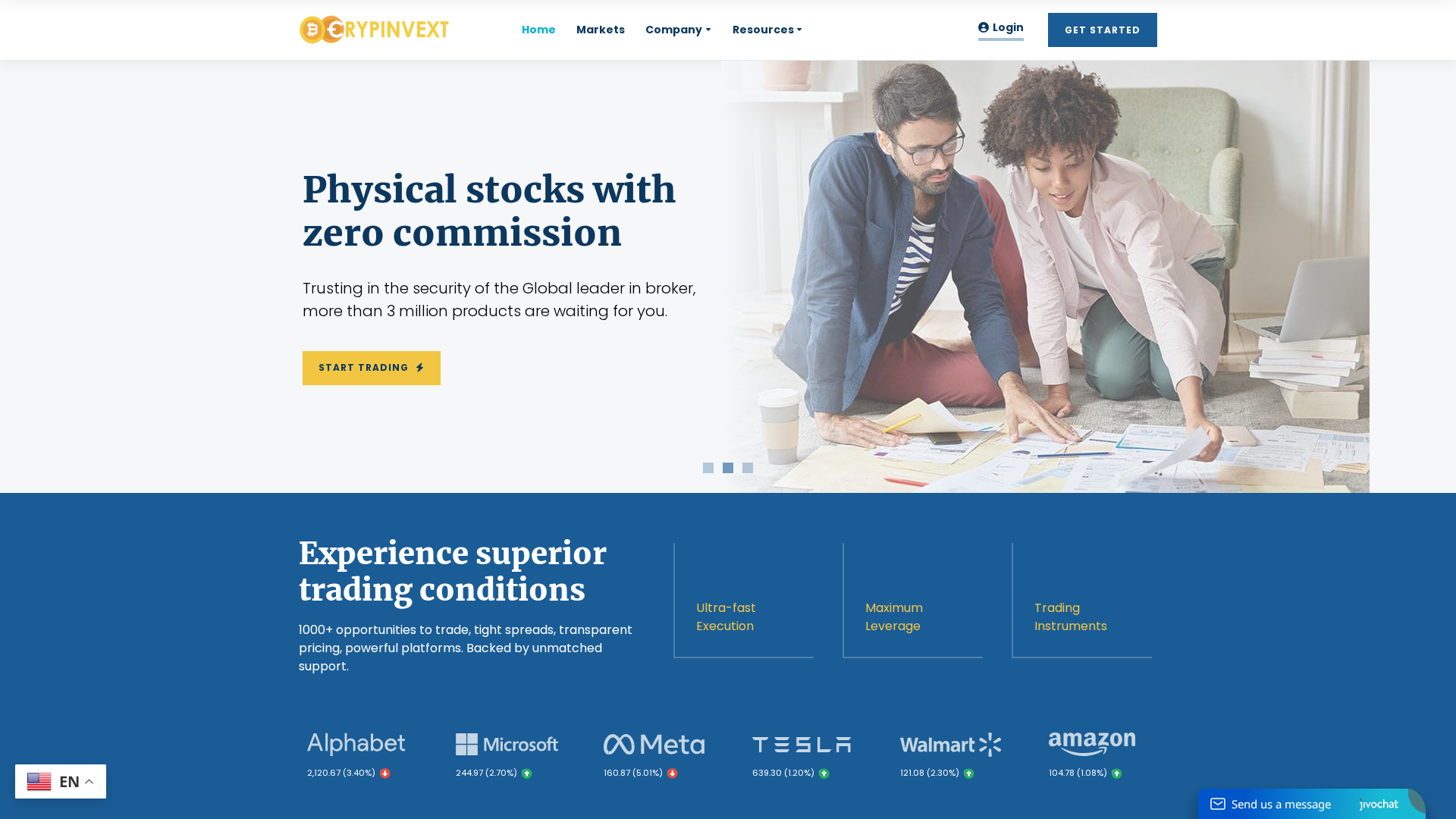 Screenshot of crypinvext.com