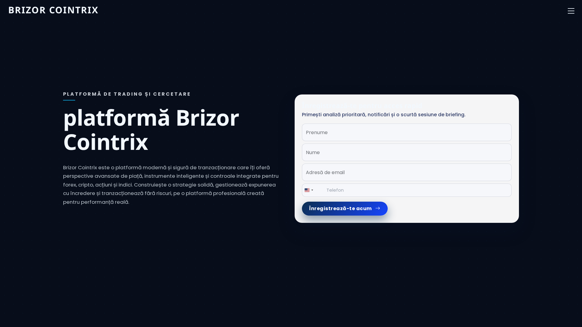 Screenshot of brizorcointrix-ro.com