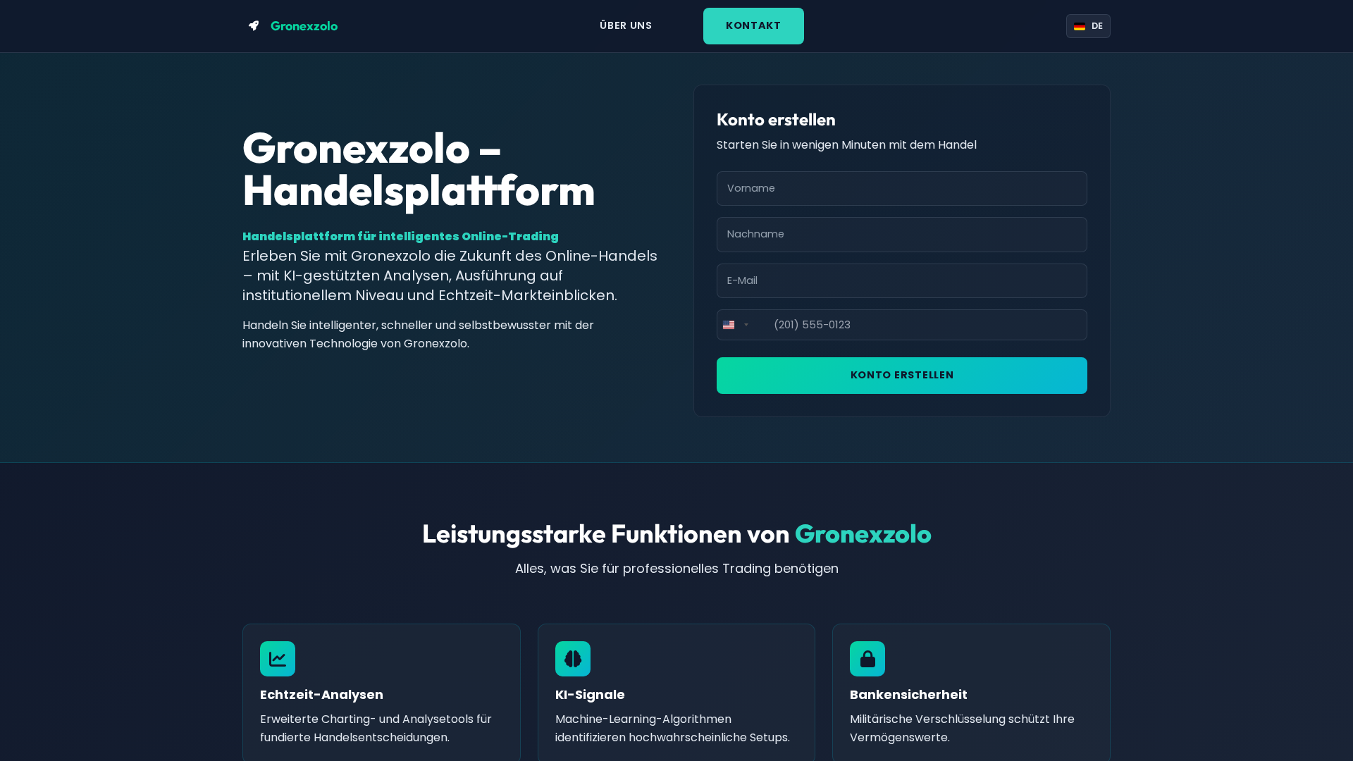 Screenshot of gronexzolo-ai-de.com