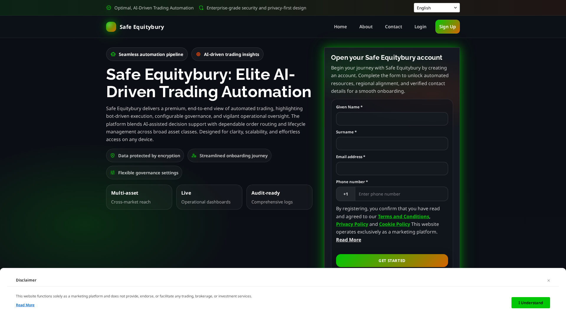 Screenshot of safe-equitybury.pro