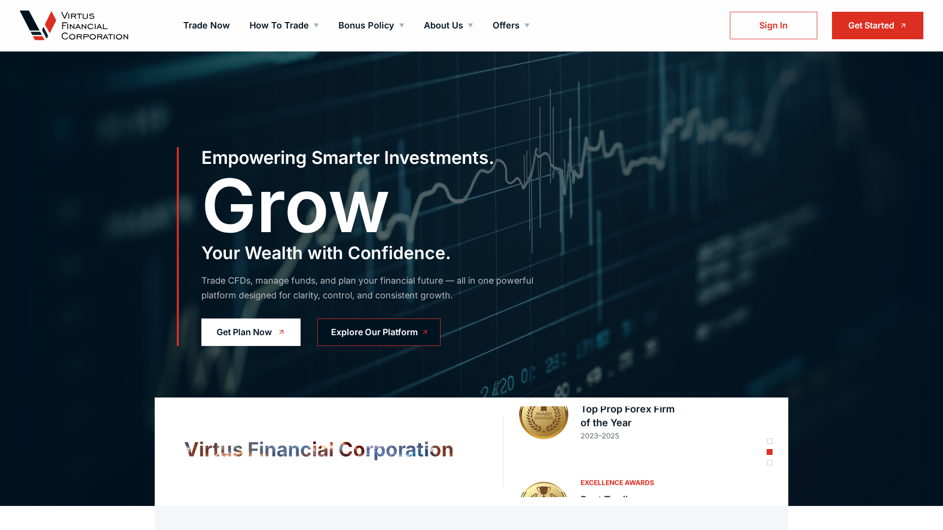 Screenshot of virtusfinancialcorp.ca