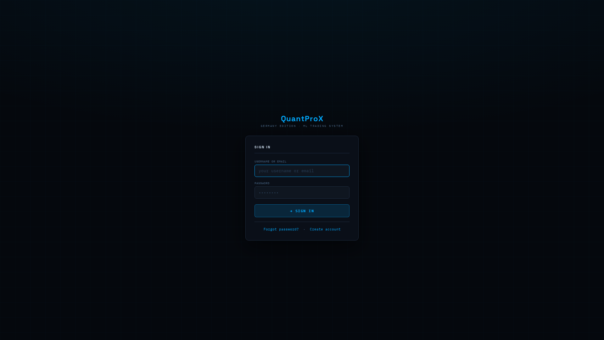 Screenshot of quantprox.online
