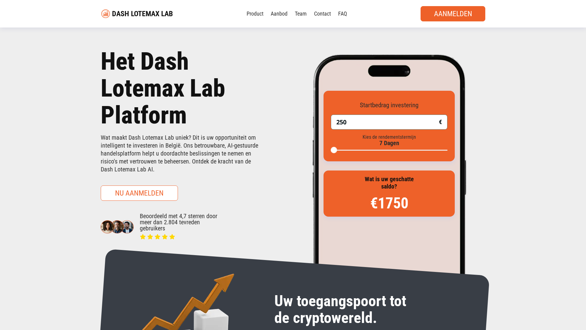Screenshot of dashlotemaxlab-ai.com