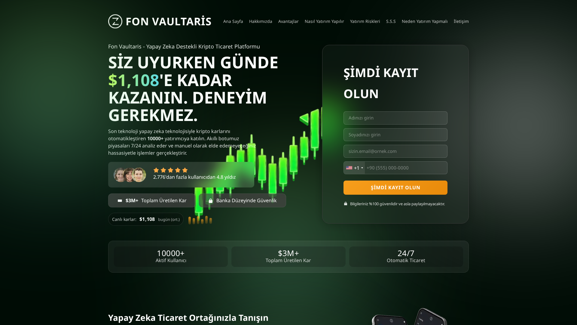 Screenshot of fonvaultaristrade.com