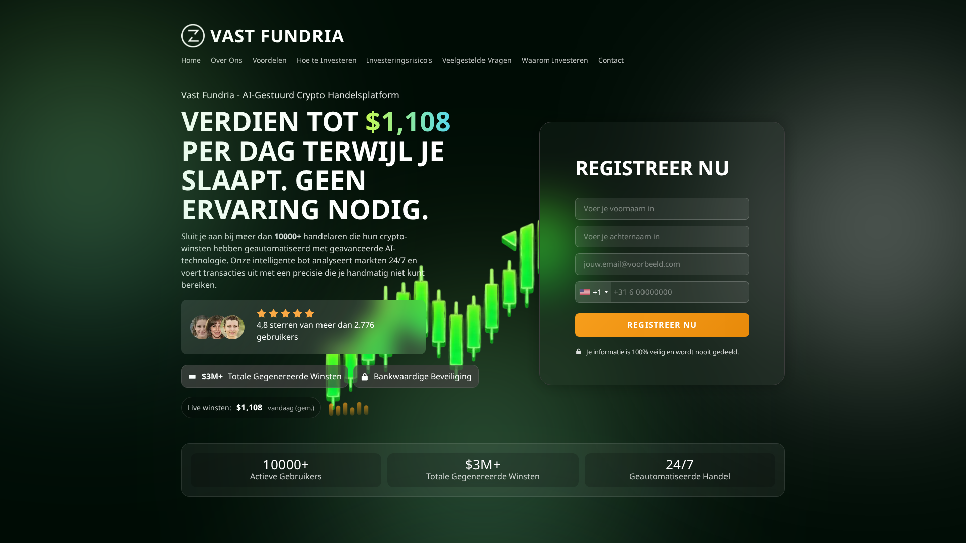 Screenshot of vastfundriatrade.com
