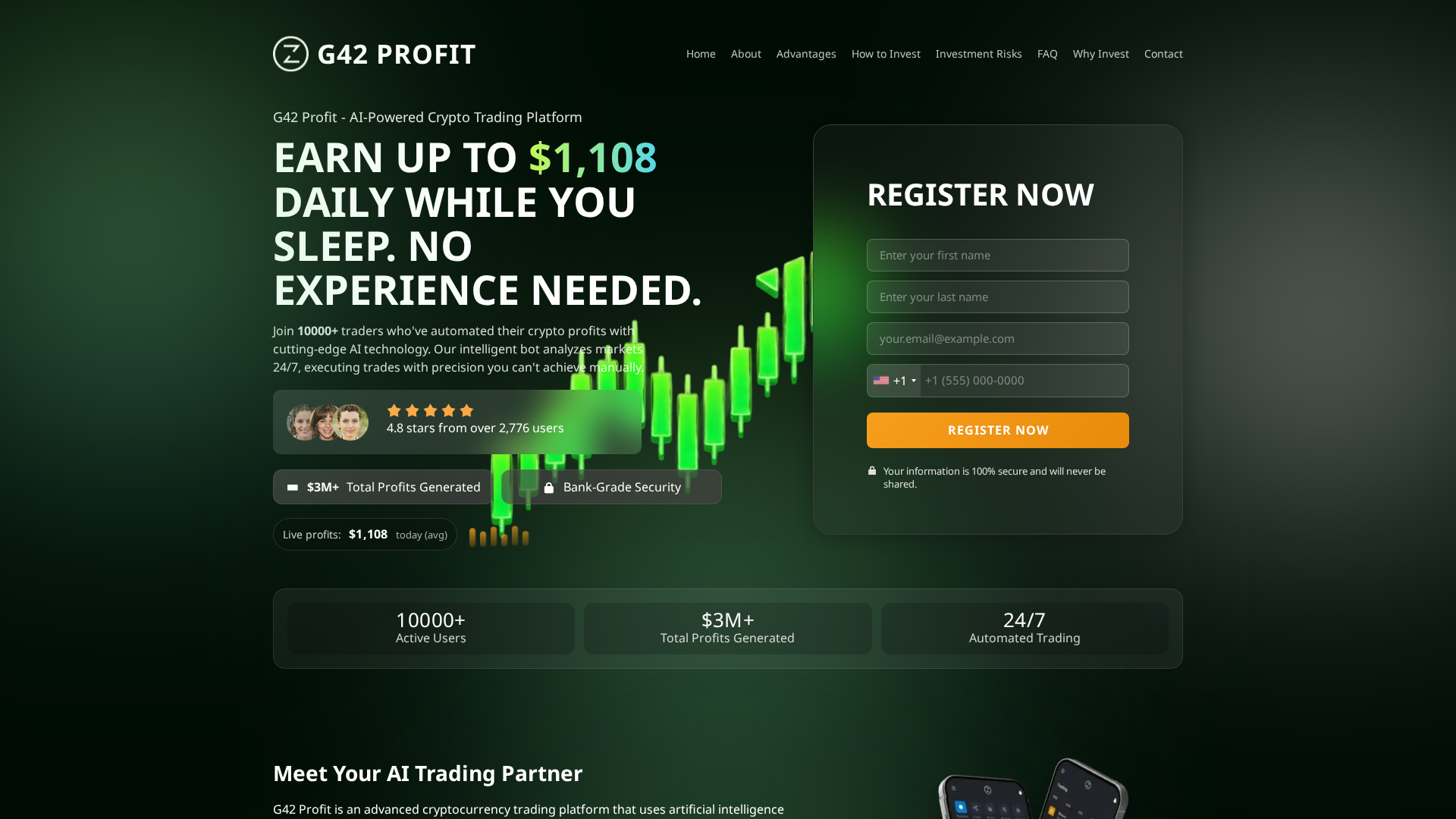Screenshot of g42profit.net