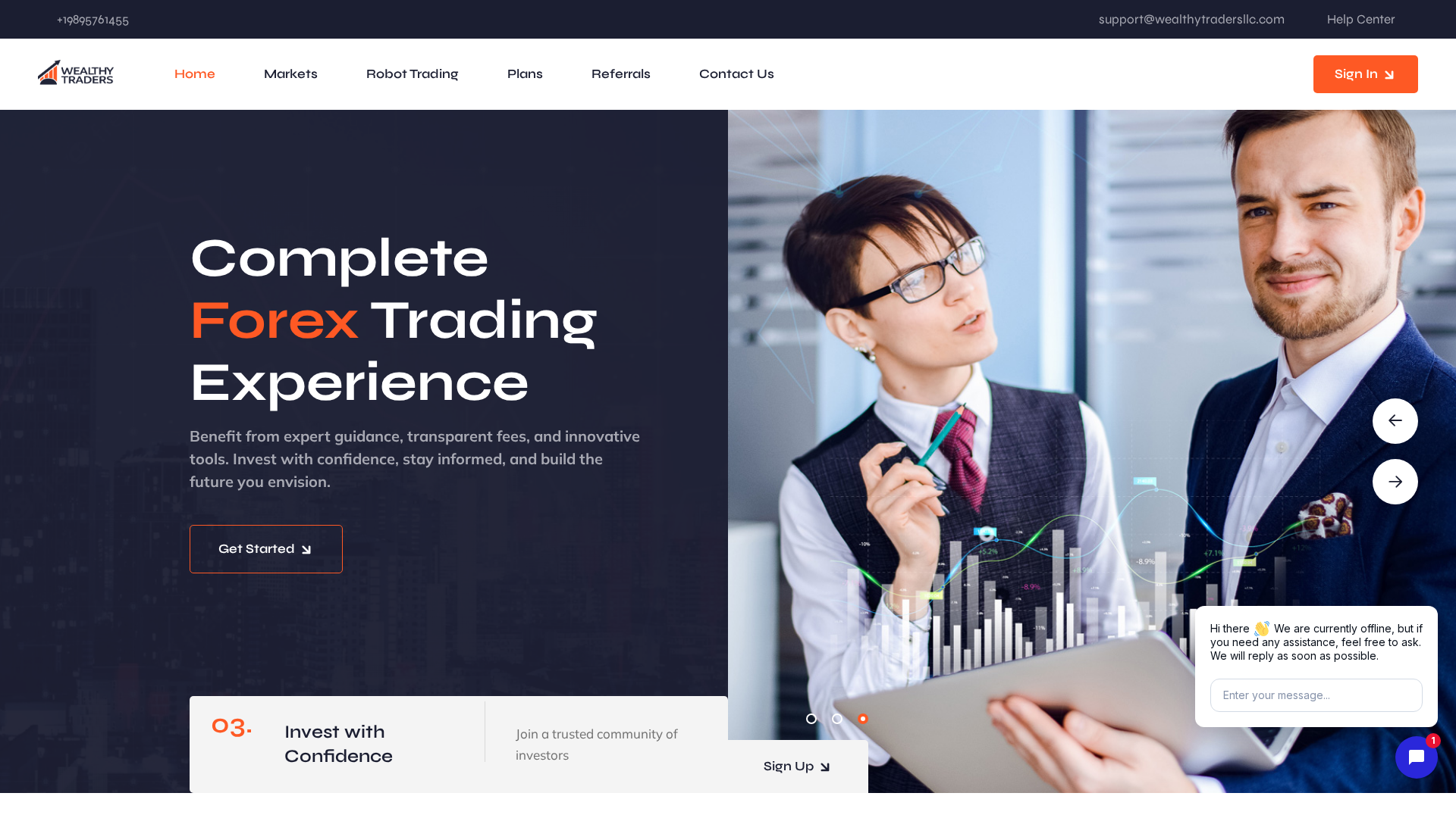 Screenshot of wealthytradersllc.com