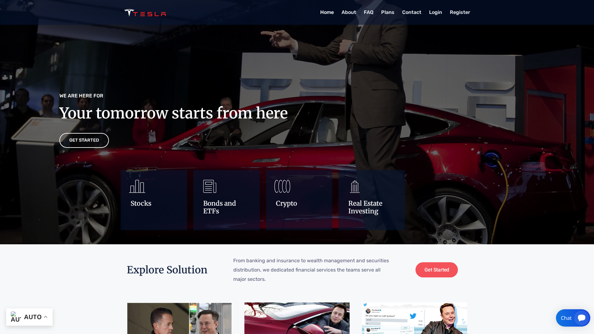 Screenshot of teslatradepro.xyz