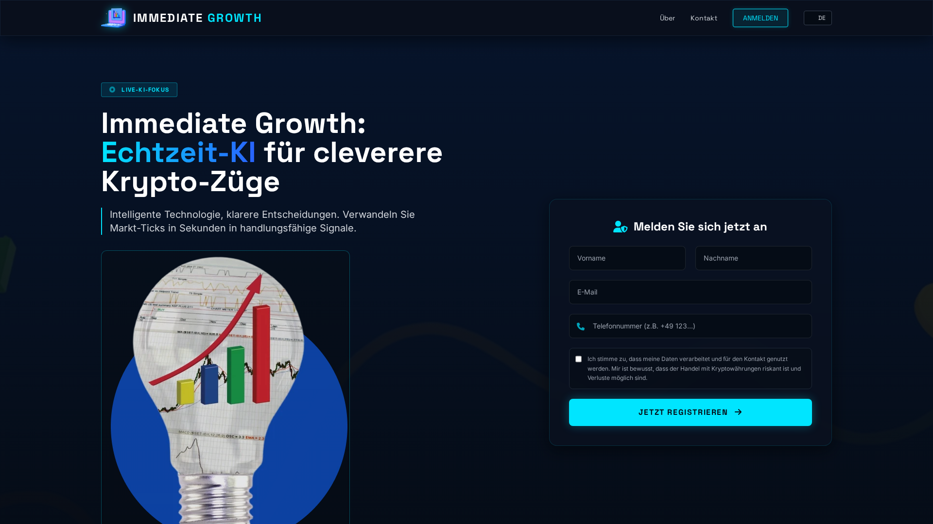 Screenshot of immediate-ai.org