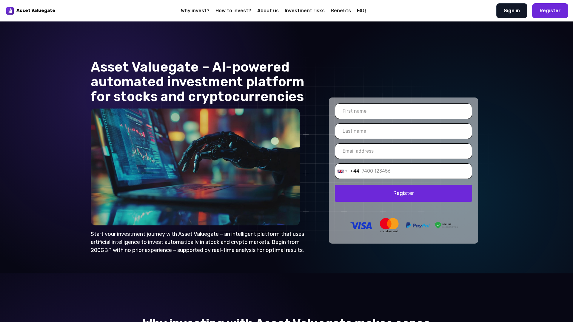 Screenshot of asset-valuegate.org