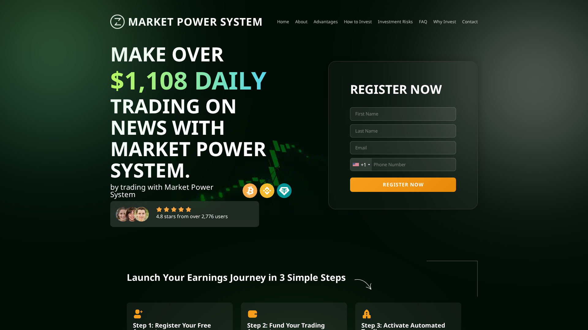 Screenshot of marketpowersystem.com